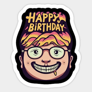 Happy Birthday Sticker